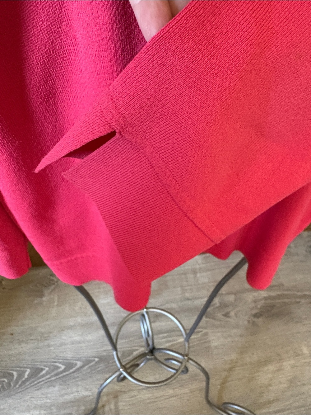 Talbots Bright Pink Button-Front Cardigan - Picture 3 of 8